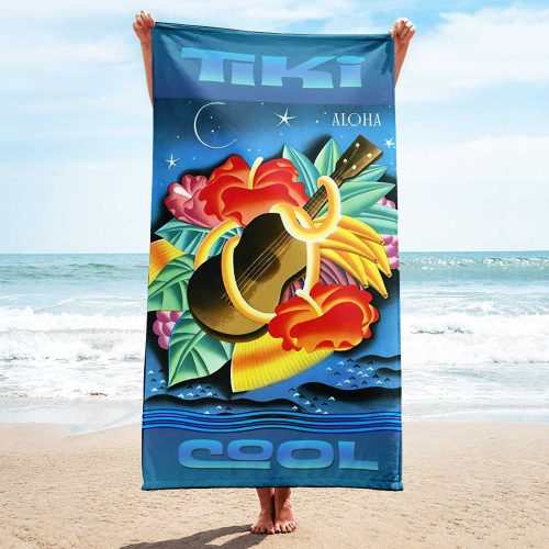 Classic Retro Hawaiian Aloha Beach & Bath Towel
