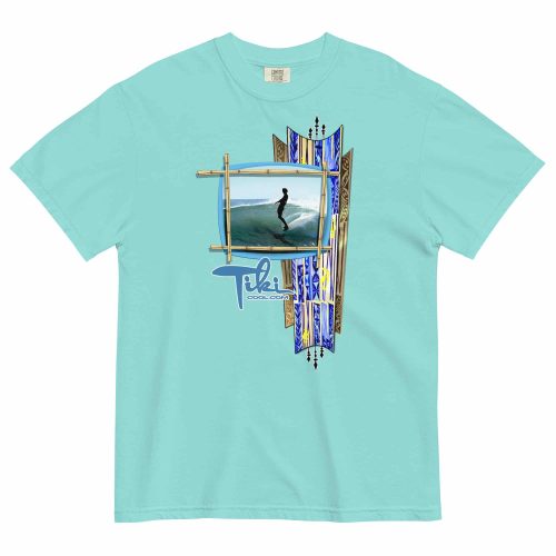 Tropical Tiki Tip Rider - Premium Unisex Heavyweight Tee